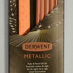 Puuvärikynä Derwent Metallic 6 kpl