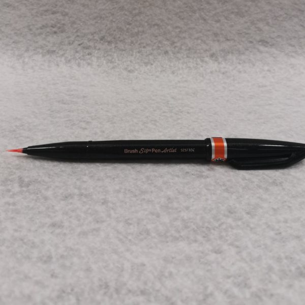 Pentel Arts Brush pen Orange
