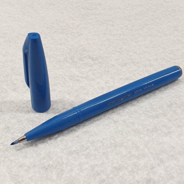 Pentel Brush Sign Pen Sky Blue