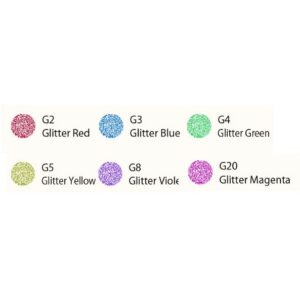 Marvy 160 Red Decocolor Glitter - Image 3