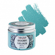 Fabrika Decoru Shabby velour 11 Azure