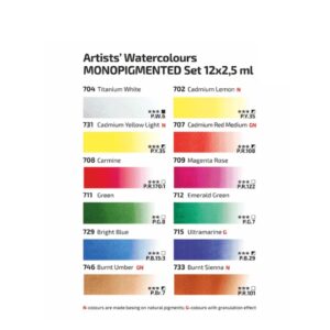 ROSA Gallery Monopigmented12 watercolour - Image 4
