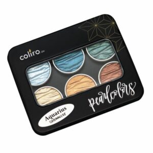 COLIRO Aquarius Helmiäisvärit 6 väriä
