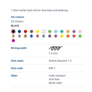 Artline Dekorite Brush Metallics & Basic - Image 6