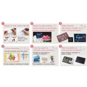 Artline Dekorite Brush Metallics & Basic - Image 4