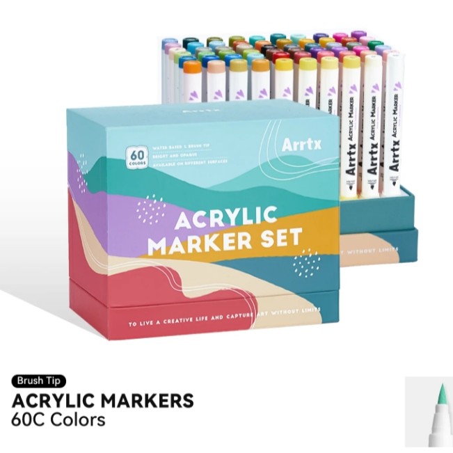 Arrtx Akryylitussi 60 kpl C