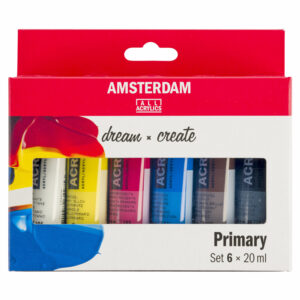 Amsterdam Akryylisarja 6x20 ml Primary