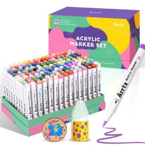 Arrtx Akryylitussi 150 kpl -sarja Sivellinkärki