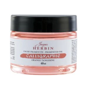 Herbin Calligraphy Ink Orange Tangerine 40 ml