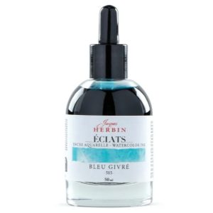 Jacques Herbin Watercolour  Éclats –  Bleu Givre 50 ml