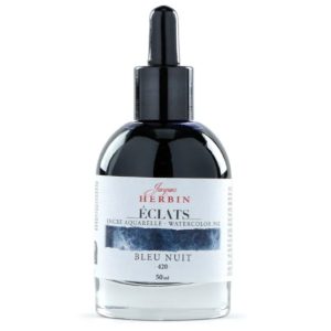 Jacques Herbin Watercolour  Éclats –  Bleu Nuit 50 ml